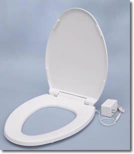 UltraTouch Heated Toilet Seat - White - Elongated Bowl