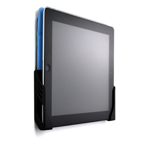 Koala Tablet Wall Mount Dock by Dockem; for iPad Air/Mini/Pro, Samsung Galaxy Tab/Note, Nexus 7/10, and more (Black Brackets, Screw-in version)