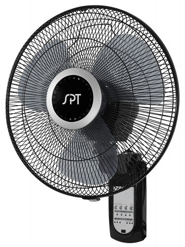 SPT Wall Mount 16" Fan with Remote Control