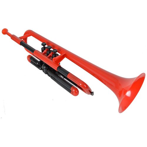 pBone PTRUMPET1R Plastic Trumpet, Red
