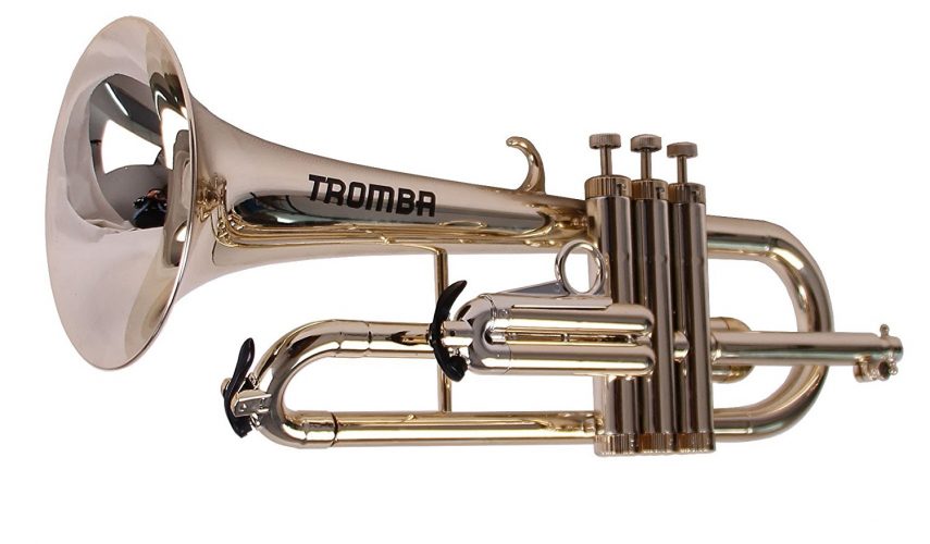 Tromba Pro Professional Plastic Bb Flugelhorn, Golden