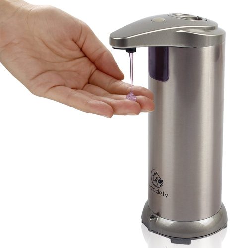 EcoDefy Automatic Touchless Hand Soap and Sanitizer Countertop Dispenser