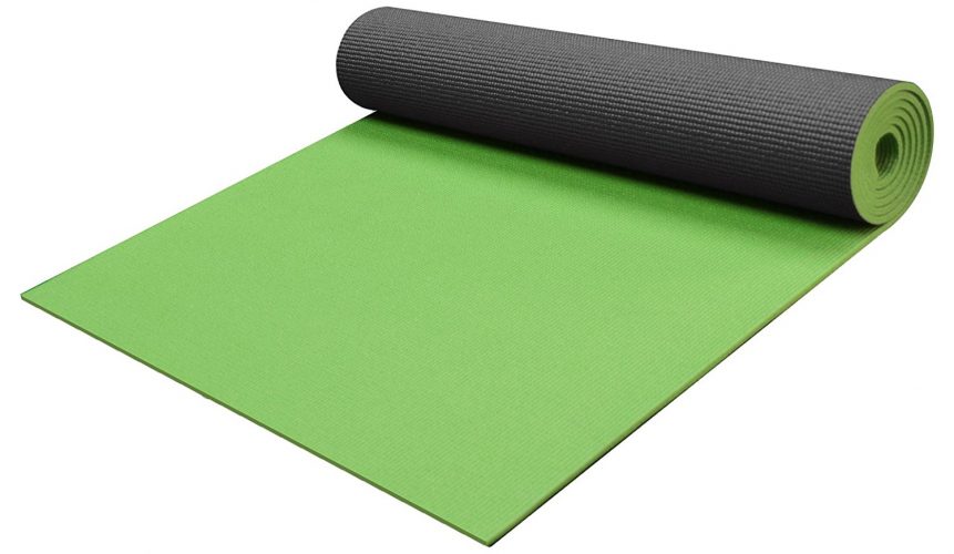 YogaAccessories 1/4" Thick High Density Deluxe Non Slip Exercise Pilates & Yoga Mat