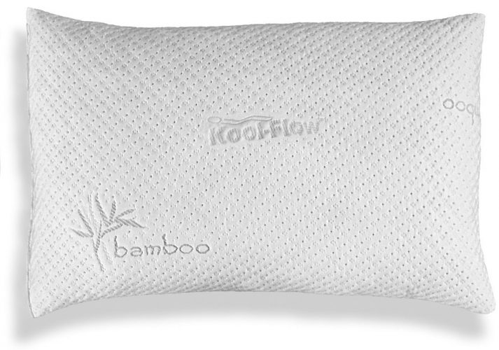 Pillows for Sleeping, Hypoallergenic Bed Pillow for Side Sleeper – ADJUSTABLE Loft Bamboo Memory Foam Pillow - Kool-Flow Micro-Vented Bamboo Cover, Washable - Premium - MADE IN THE USA – QUEEN