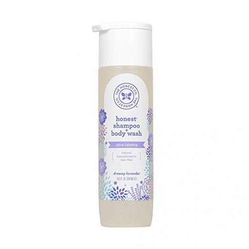 Honest Calming Lavender Hypoallergenic Shampoo and Body Wash with Naturally Derived Botanicals, Dreamy Lavender, 10 Fluid Ounce - Baby Shampoos