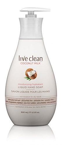 Live Clean Coconut Milk Moisturizing Liquid Hand Soap, 17 oz. - Hand Soaps