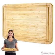 Pratico Kitchen Bamboo Cutting Board - Bamboo Cutting Boards
