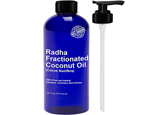 Radha Beauty Fractionated Coconut Oil - Coconut Oil Products