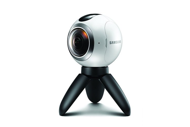 Samsung Gear 360 Real 360° High Resolution VR Camera (US Version with Warranty) - 360-Degree Camera
