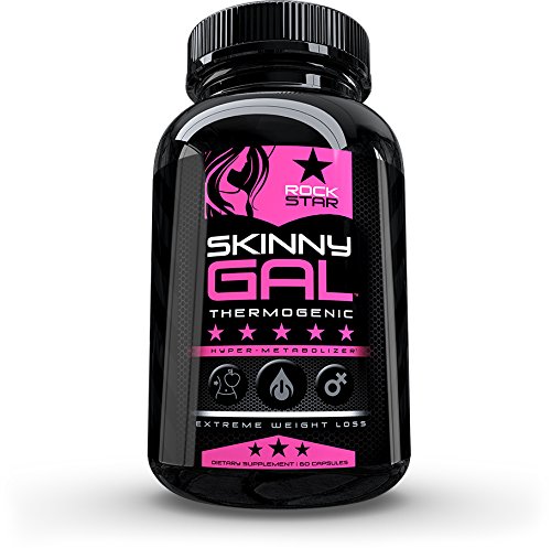 Skinny Gal Weight Loss for Women, Diet Pills by Rockstar, the #1 Thermogenic Diet Pill and Fast Fat Burner, Carb Block & Appetite Suppressant, Weight Loss Pills, 60 Veggie Cap - Appetite Suppressant