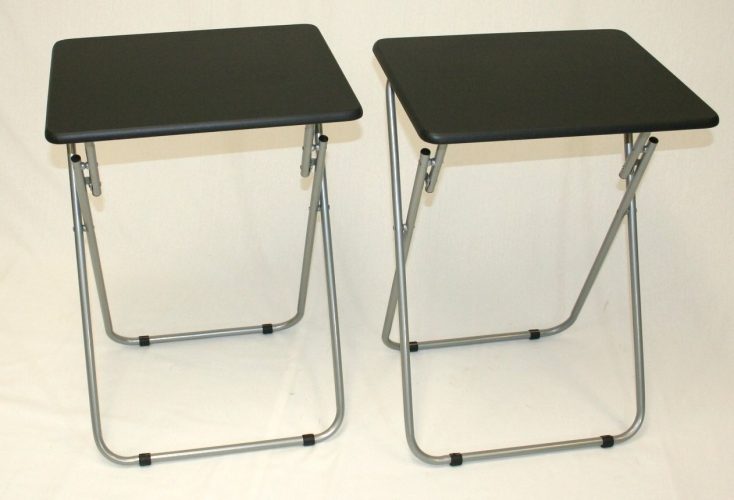 eHemco Set of 2 Folding TV Trays TV Tables
