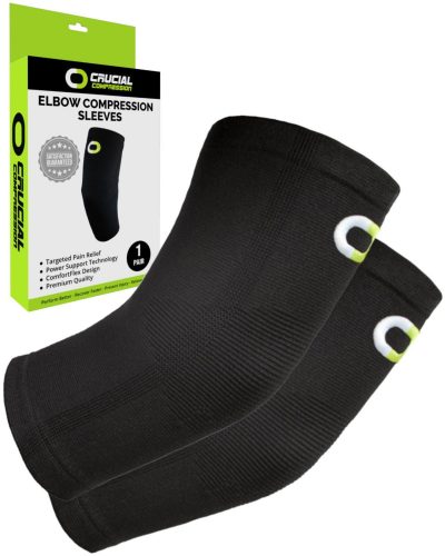 10. Elbow Brace Compression Sleeve (1 Pair) – Instant Support for Tennis Elbow.
