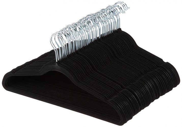 AmazonBasic velvet suite hangers [50 Pack] Black.
