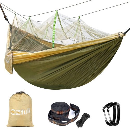 Double Camping Hammock With Mosquito Net EZfull - Hammocks With Mosquito Net