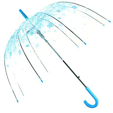 Kung Fu Smith Clear Umbrella [Bubble Dome Transparent] Weddings Windproof