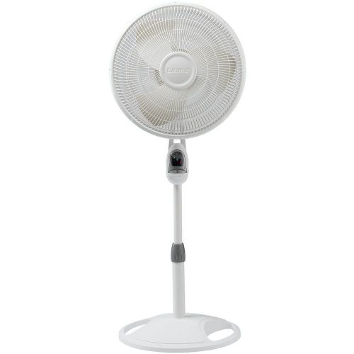Lasko 1646 16 In. Remote Control Stand Fan, White - Pedestal Fan
