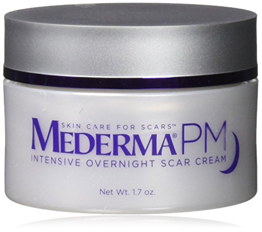 Mederma PM Intensive Overnight Scar Cream - Works with Skin's Nighttime Regenerative Activity - Once-Nightly Application Is Clinically Shown to Make Scars Smaller & Less Visible- 1.7 ounce - Scar Gels