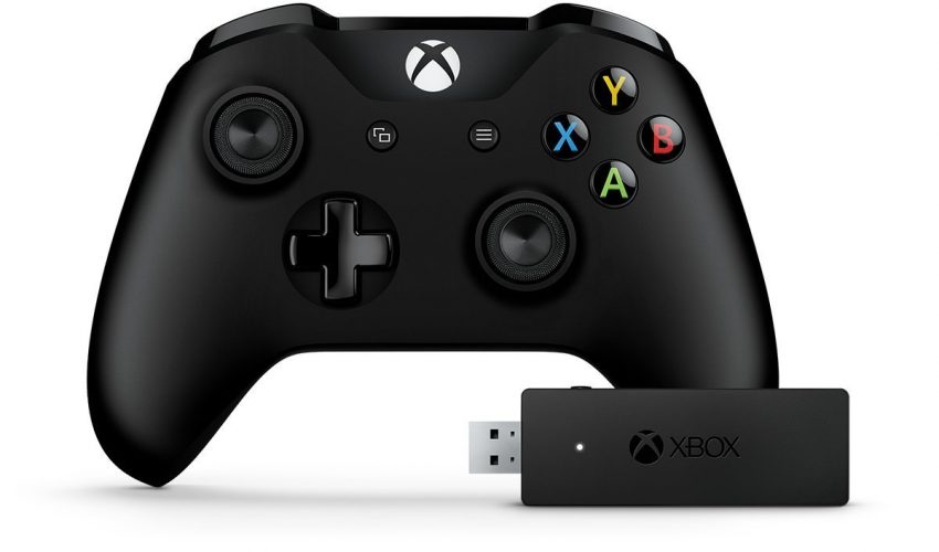 Microsoft CWT-00001 Xbox Controller + Wireless Adapter for Windows - gaming controller