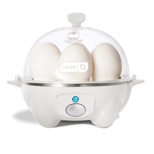  Dash Rapid Egg Cooker: 6 Egg Capacity Electric Egg Cooker for Hard Boiled Eggs, Poached Eggs, Scrambled Eggs, or Omelets with Auto Shut Off Feature