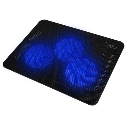 HAVIT HV-F2056 15.6"-17" Laptop Cooler Cooling Pad - Slim Portable USB Powered (3 Fans) - laptop cooling pads