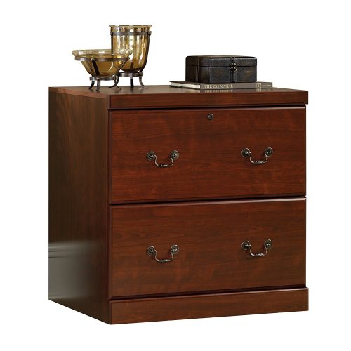 Sauder Heritage Hill Lateral File, Classic Cherry Finish - wooden-file-cabinets