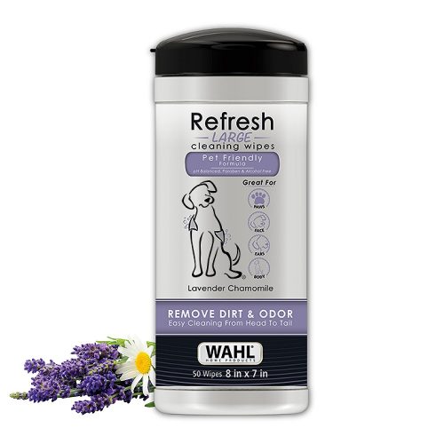 Wahl Dog/Pet Refresh Cleaning Wipes - Dog Deodorants