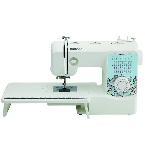 Brother XR3774 Full-Featured Sewing and Quilting Machine with 37 Stitches, 8 Sewing Feet, Wide Table, and Instructional DVD - Sewing Machines
