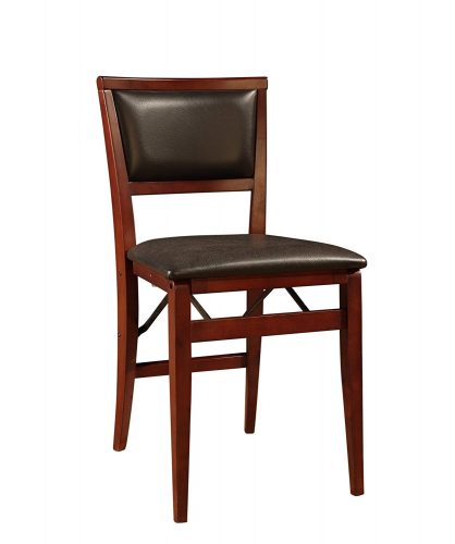 Linon Keira Pad Folding Chair, Set of 2 - Wooden Folding Chairs