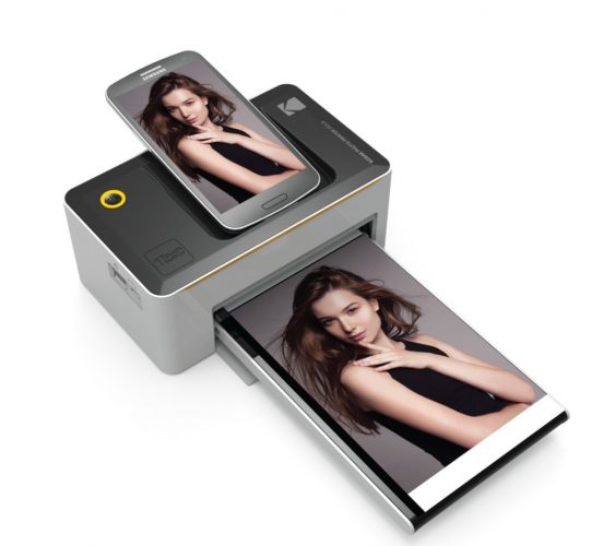 Kodak Dock & Wi-Fi 4x6" Photo Printer with Advanced Patent Dye Sublimation Printing Technology & Photo Preservation Overcoat Layer - Compatible with Android & iOS