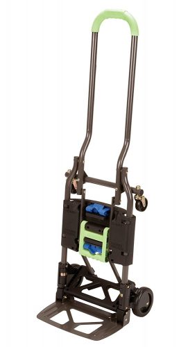 Cosco Shifter 300-Pound Capacity Multi-Position Heavy Duty Folding Hand Truck and Dolly, Green