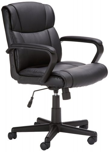 AmazonBasics Mid-Back Office Chair, Black