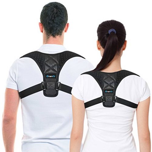 Best Posture Corrector & Back Support Brace for Women and Men by BRANFIT, Figure 8 Clavicle Support Brace is Ideal for Shoulder Support, Upper Back & Neck Pain Relief - Posture Braces For Men And Women