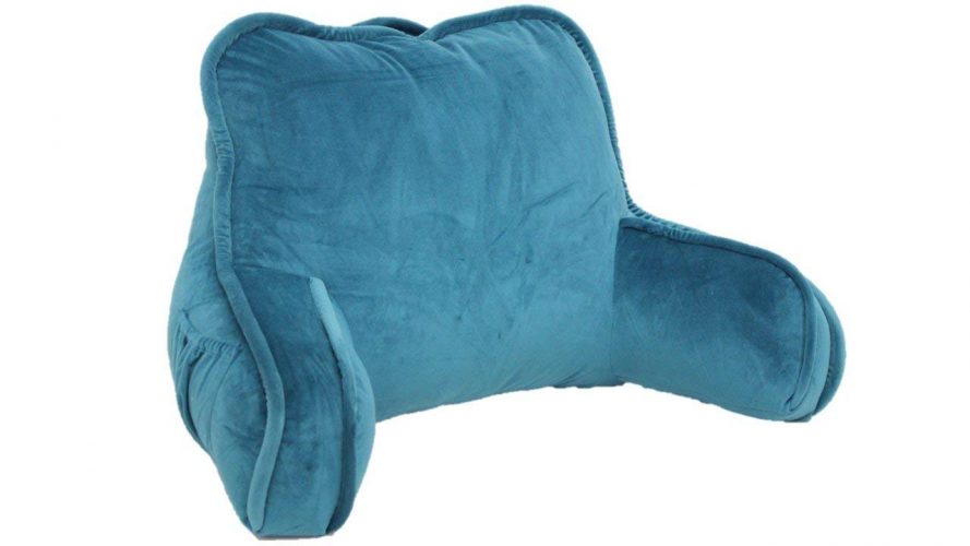 Brentwood Originals 2136 Plush Bed Rest, Teal - reading pillows