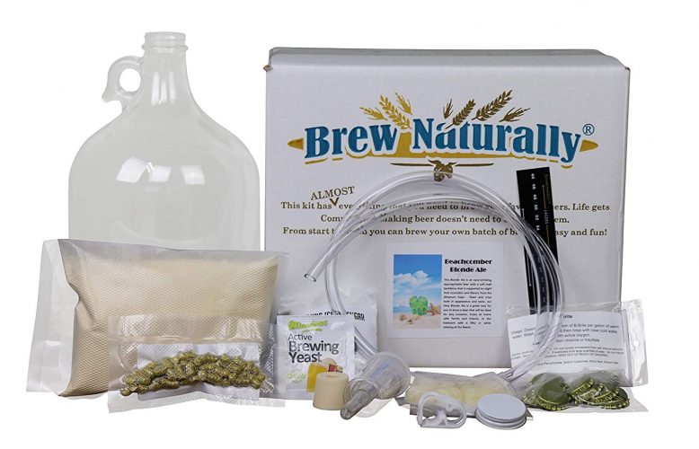 Brew Naturally Beachcomber Blonde Ale One Gallon Homebrew Starter Kit