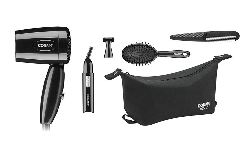 Conair All-in-One Men's Grooming Tools Gift Set - Hair dryer for men