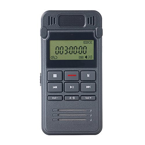 Digital Voice Recorder, ieGeek Portable Sound Audio Recorder, 8GB Rechargeable Recording Dictaphone with One-button Recording for Class, Lectures, Conferences, Meetings or Interviews - Portable Digital Voice Recorders