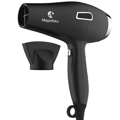 Ionic Hair Dryer | Anti-Frizz Blow dryer with Extra-Fast 1875W Motor and Concentrator Nozzle | Professional Hairdryer for Men and Women