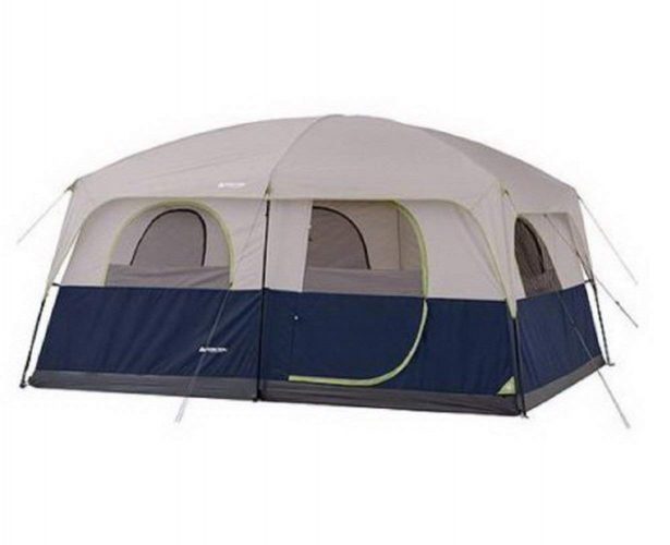 10 Person Tent 2 Rooms Outdoor Family Trail Hunting Camping Cabin Wall