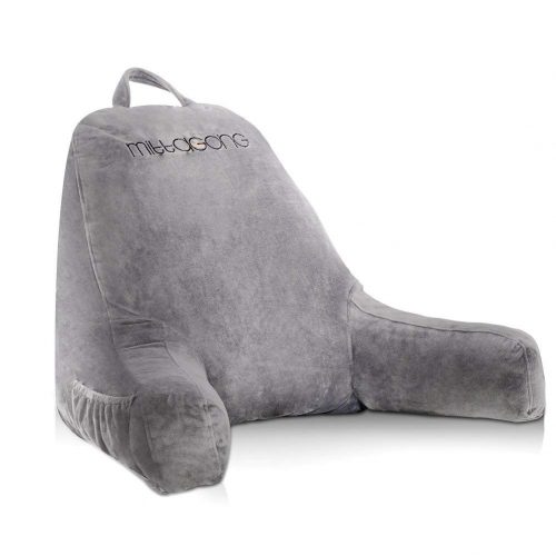 mittaGonG Backrest Reading Pillows with Arms Removable Cover 