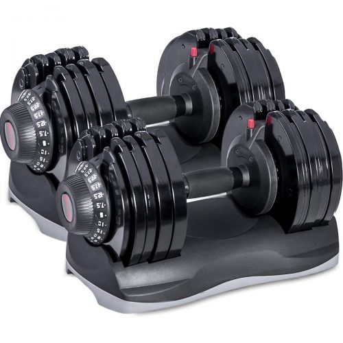 Merax Deluxe 71.5 Pounds Adjustable Dial Dumbbell