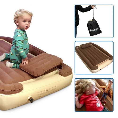 EasyGoProducts Let Your Kids Be Cozy and Safe with Our Inflatable Travel Whether This Bambino Used At Home as a Toddler Portable Bed When Growing Out of a Rails
