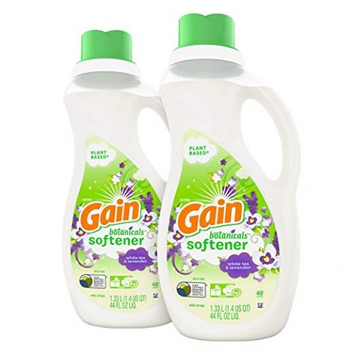 Gain Botanicals Liquid Fabric Softener, White Tea & Lavender, 2 Count