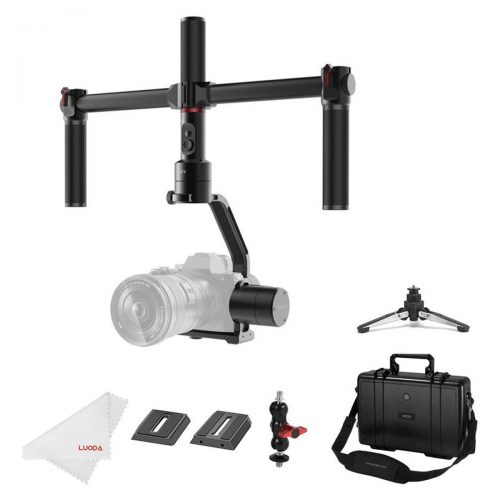 MOZA Air 3-axis Gimbal Stabilizer with Dual Handle for DSLR and Mirrorless Camera up to 7.1Lb, Auto-tuning 360 Degree Unlimited Rotation, i.e. Canon EOS, Sony A7, Panasonic GH5