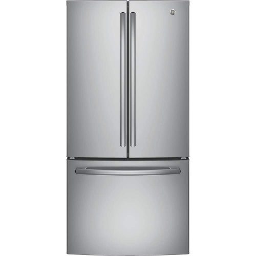 GE GNE25JSKSS 24.8 Cu. Ft. Stainless Steel French Door Refrigerator - Energy Star