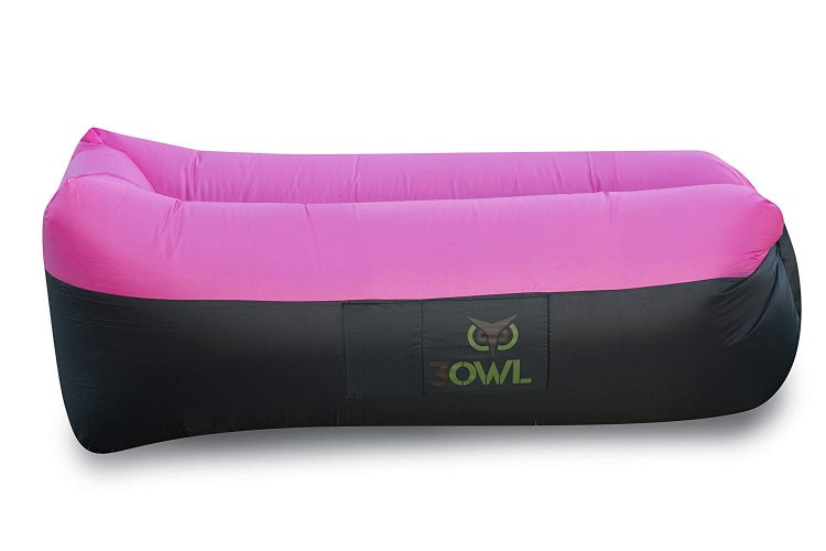 3OWL Dual Color Inflatable Lazy Air Bed - Air Mattress