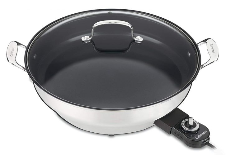 Cuisinart CSK-250WS GreenGourmet 14-Inch Nonstick Electric Skillet - Electric Frying Pans