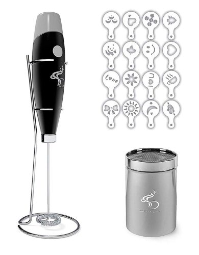 Electric Handheld Milk Foamer Frother Wand