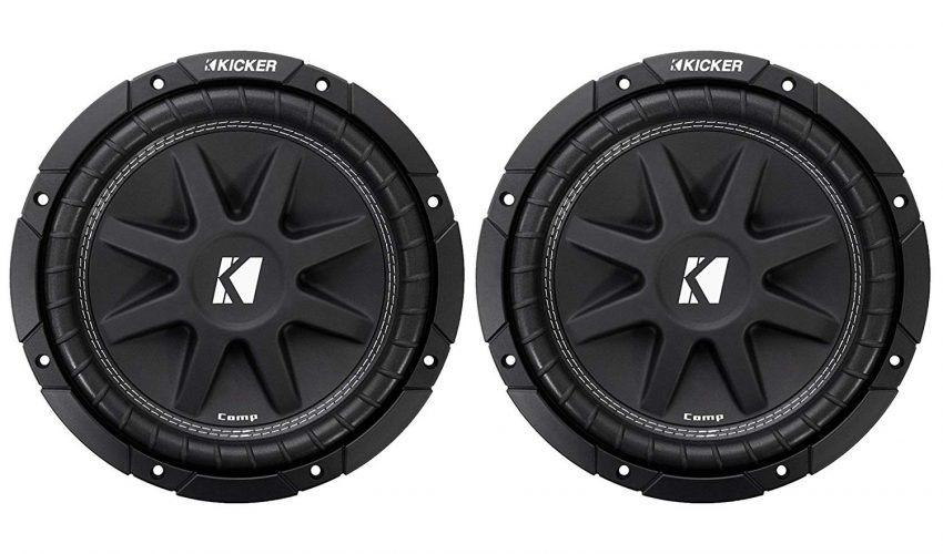 Kicker 10C104 Comp 10-Inch Subwoofer 4 Ohm (Black) - Subwoofers