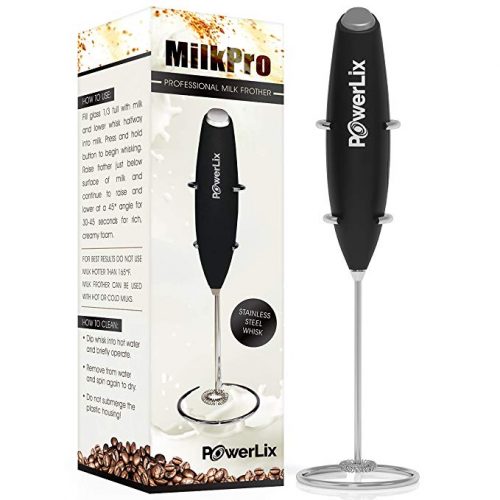 PowerLix Milk Frother Handheld Battery Operated Electric Foam Maker - Milk Frothers