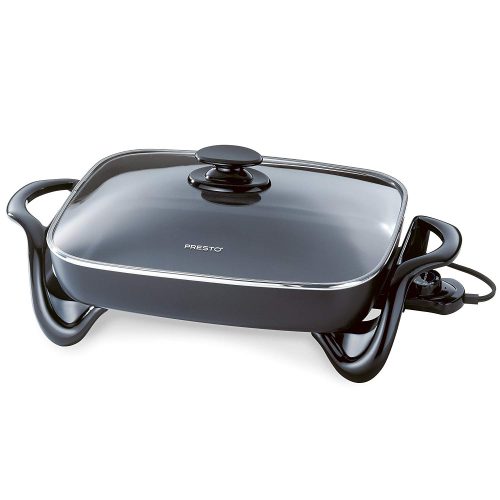 Presto 06852 16-Inch Electric Skillet with Glass Cover - Electric Frying Pans
